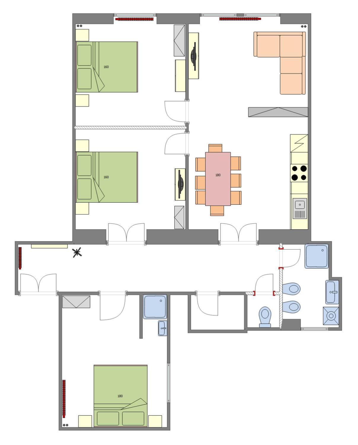3bdr Main Square Spacious Designed Apartment Prague